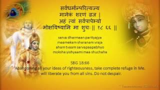 Sharanaagati - Total subsmission to Krishna. Destroy all your problems and troubles.