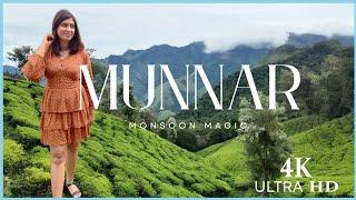 Munnar: Experience the Monsoon Magic (4K) | Complete Tour Guide #munnartouristplaces #kerelatourism