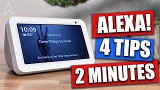 4 Best Amazon Alexa Tips - 2 Minutes 2019