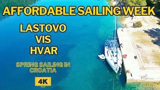 Affordable charter sailing week in Croatia. Stunning bays of Lastovo, Vis and Hvar.