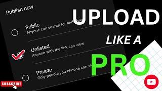 YouTube Video Upload Karne Ka Sahi Tarika | How To Upload Video On YouTube? #decodingyt