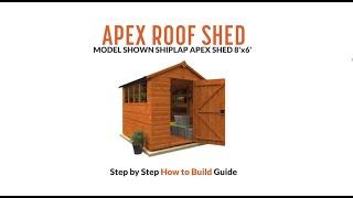 How to Build a Shiplap Apex Roof Shed | Tiger Sheds