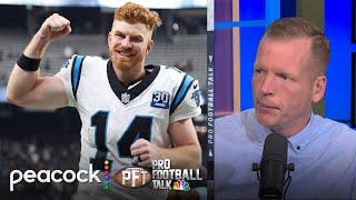 Andy Dalton steps in to lead Carolina Panthers to win over Raiders | Pro Football Talk | NFL on NBC