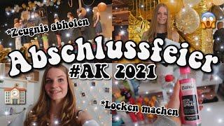 Abschlussfeier Vlog*Zeugnis abholen#Ak2021 | kathie