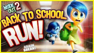 Inside Out Back to School Run! | Brain Break | Just Dance | Danny Go Noodle | Freeze Dance