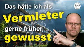 Immobilien: Mieter, Steuer, Finanzierungslücke – Was Markus als Vermieter gerne vorher gewusst hätte