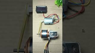 Electricity is being generated using BL DC motor