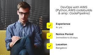 DevOps with AWS (Python, AWS codebuilds & amp : CodePipeline)