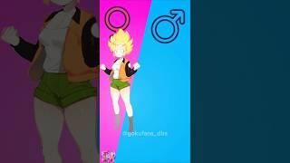 Gender Swap Dbz Swap Character ️ #shorts #dbs #goku #dragonball