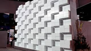 Kinetic Wall - a brick wall that moves!