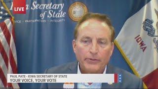 Iowa Secretary of State Paul Pate describes the primary process