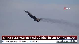 KİRAZ FESTİVALİ RENKLİ GÖRÜNTÜLERE SAHNE OLDU