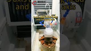 5 axis cnc router for stone and jade carving  #cncmilling #cncrouter