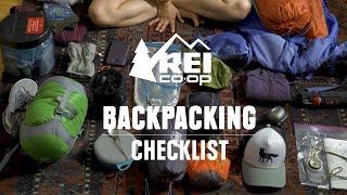 Backpacking Checklist || REI