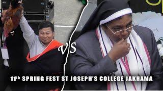 11th Spring Fest St Joseph's College Jakhama | Rooster Catching and Snail Eating Competition