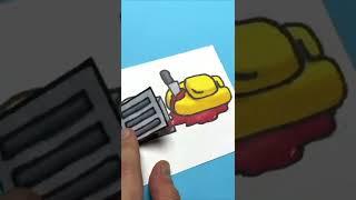 How to Draw AMONG US IMPOSTOR Surprise Fold Paper Craft to Try #shorts