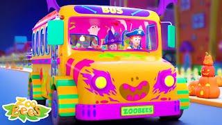 Halloween Wheels On The Bus, Spooky Nursery Rhymes for Kids