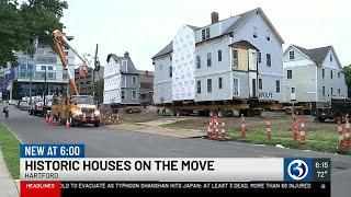 Historic homes on the move in Hartford