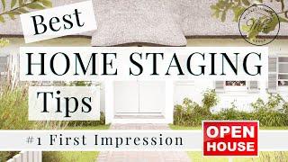 Professional Home Stagers Best Tips to Sell Your House; HOME STAGING TIPS; Making a First Impression