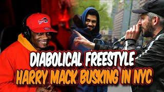 HoodFacts TV Reacts to Diabolical Freestyle Harry Mack Busking in NYC