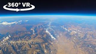 High-Altitude Balloon Flight Over Wyoming | 4K 360° VR