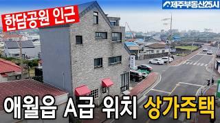 [매물번호0536] 5억대 애월 한담공원 인근 2차선 접 상가주택 매물 #제주도부동산