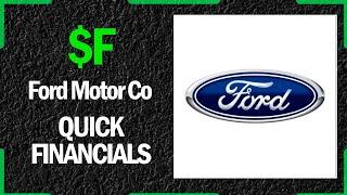 $F Stock - Ford Motor Co | Quick Financials | LAST 12 YEARS