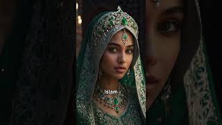 Ai Transforms princesses for each religions#ai #aiart #religion #princess #hindu #Islam #viralshorts