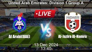  LIVE: Al Arabi(UAE) vs Al-Jazira Al-Hamra - Live Football Score