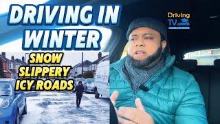 Tips For Driving In Winter | Black Ice | Slippery | Icy Roads | Online Course Learn To Drive!