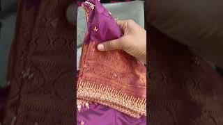 Simple aari blouse design