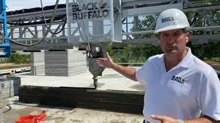 Q&A with Black Buffalo CEO 3D Printing Concrete Live and Cleanup Process