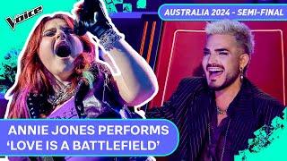 Annie sings 'Love Is a Battlefield' by Pat Benatar | Semi-Final | The Voice Australia 2024