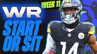  WEEK 11 WR MUST Start/Sit Analysis!  | 2024 Fantasy Football Advice