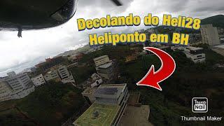 Decolagem de Helicóptero heliponto/heliporto!