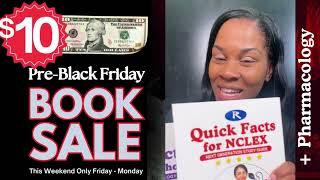 $10 Pre-Black Friday NCLEX Review & Book Sale is Live!