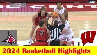 UW-River Falls vs Wisconsin Basketball Game Highlights 10 30 2024