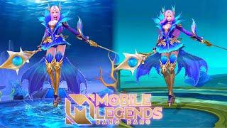 Odette Mermaid Princess Revamped VS OLD Skin Effects MLBB