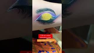 In hand eyemakeup look#eyemakeup#shorts #shortsvideo #youtube #trendingshorts#yusibeautyparlour #mkp