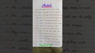 Modals Quiz | Modals Practice Set | Can You You ? #shorts #modals #youtube