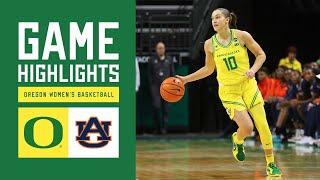 Oregon Women's Basketball vs Auburn | GAME HIGHLIGHTS (2024)