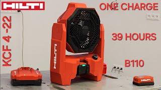 KFC?? Or the Hilti KCF 4-22 battery fan. Extreme durability of 38 hours.