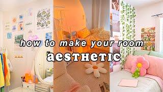 how to make your room aesthetic on a budget *amazon home decor*