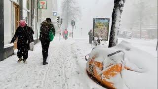 Sweden Snow Walk: cool down with a virtual walk of Södermalm, Stockholm.