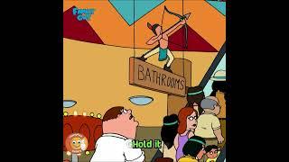 Homer Simpson and Peter Griffin's DESPERATE Search for a Bathroom