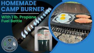 Homemade Pipe Burner 3/4” | Useful Knowledge