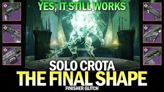 Solo Crota in The Final Shape (Yes, It Still Works) - Finisher Glitch [Destiny 2]