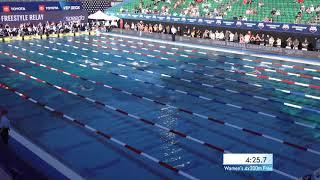 Women’s 800m Freestyle Relay Heat 1 | 2019 Speedo Junior Nationals