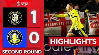 Sulphurites Third Round Bound | Harrogate Town 1-0 Gainsborough | Emirates FA Cup 2024-25