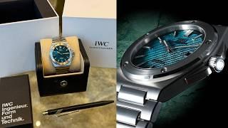 Unboxing & Review IWC INGENIEUR AUTOMATIC 40 Aqua Dial 2024 IW328903